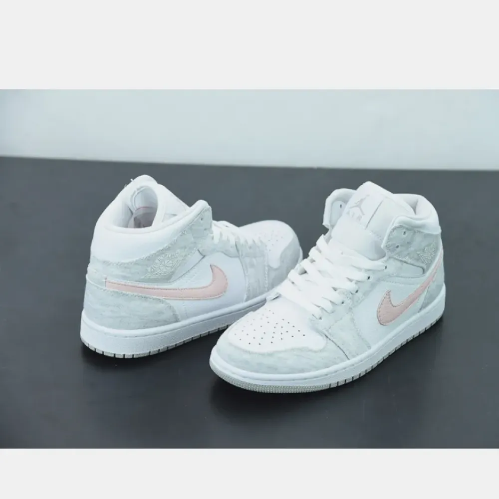 Air Jordan 1 Mid SE Light Iron Ore/Atmosphere-White