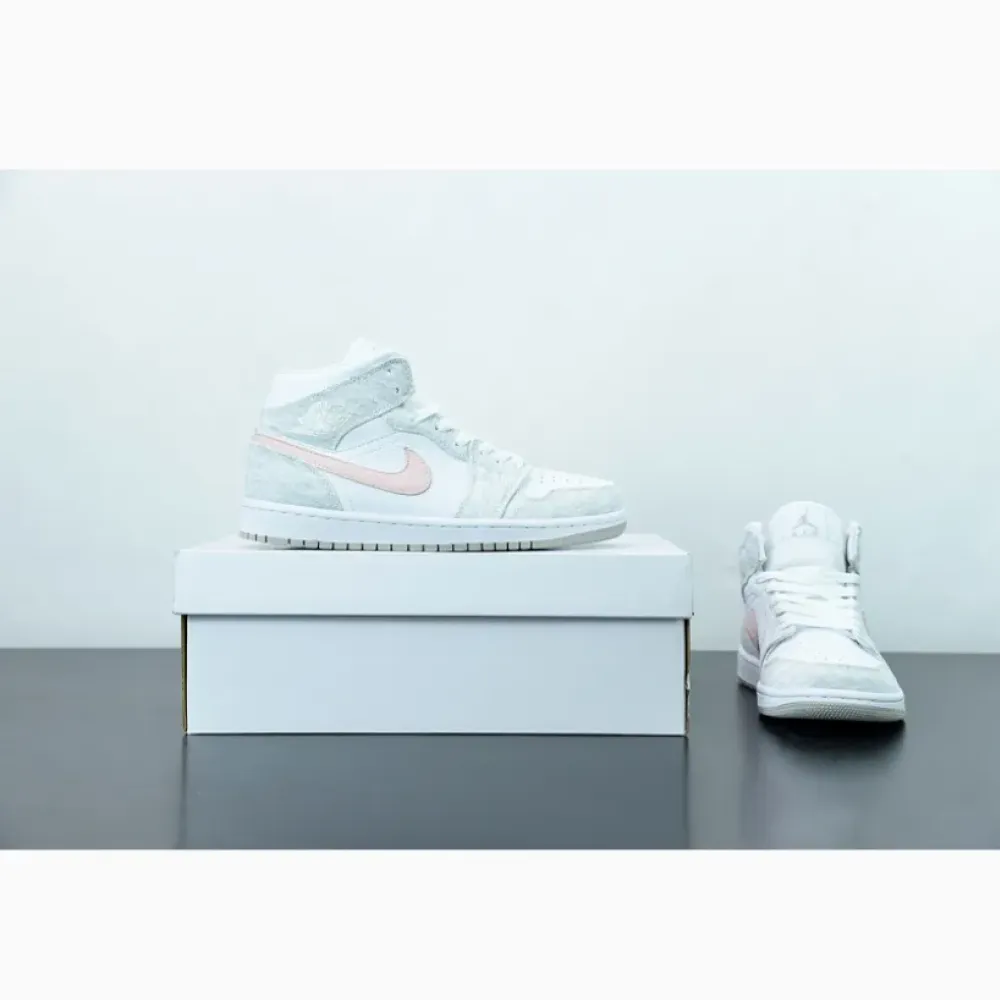 Air Jordan 1 Mid SE Light Iron Ore/Atmosphere-White