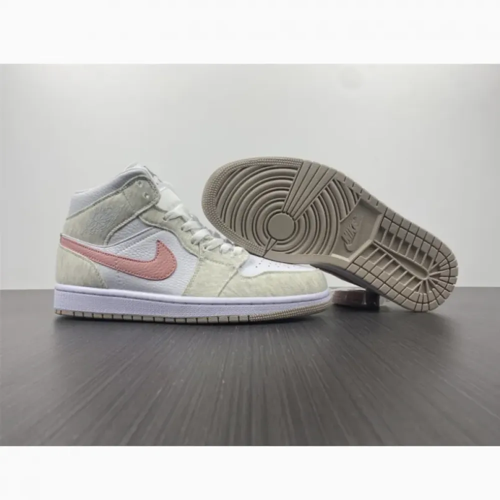 Air Jordan 1 Mid SE Light Iron Ore/Atmosphere-White