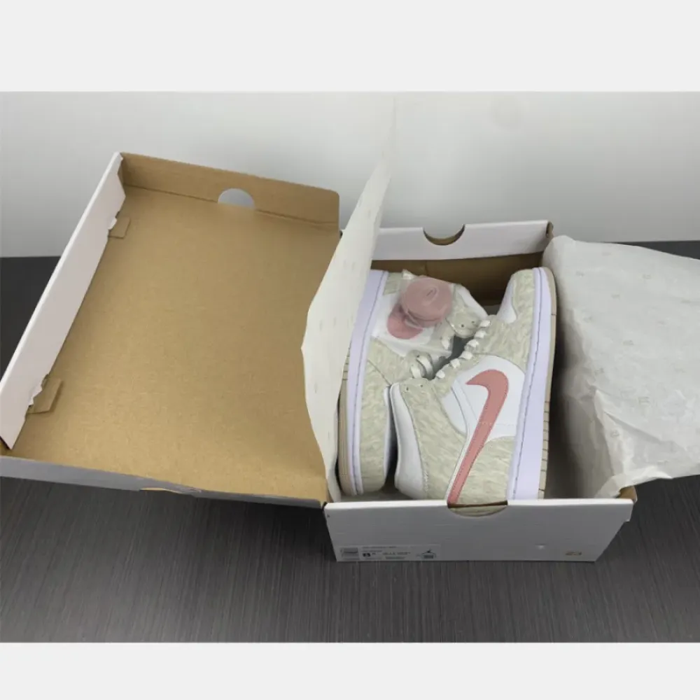 Air Jordan 1 Mid SE Light Iron Ore/Atmosphere-White