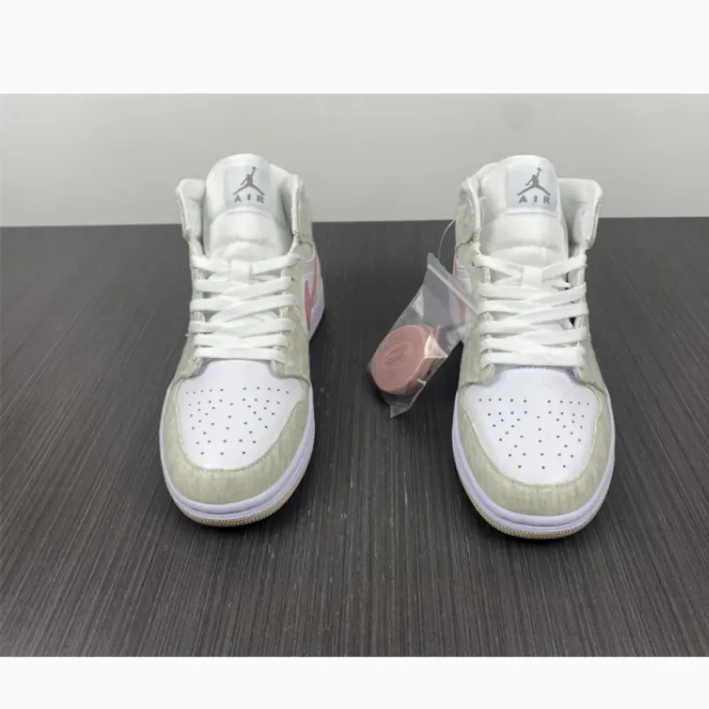 Air Jordan 1 Mid SE Light Iron Ore/Atmosphere-White