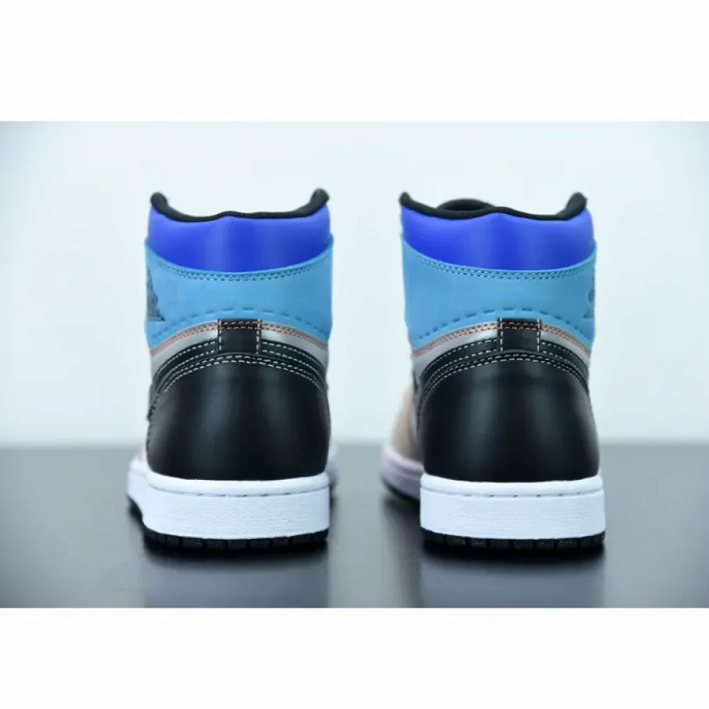 Air Jordan 1 High OG Pro White/Multi-Color-Total Orange  DC6515-100