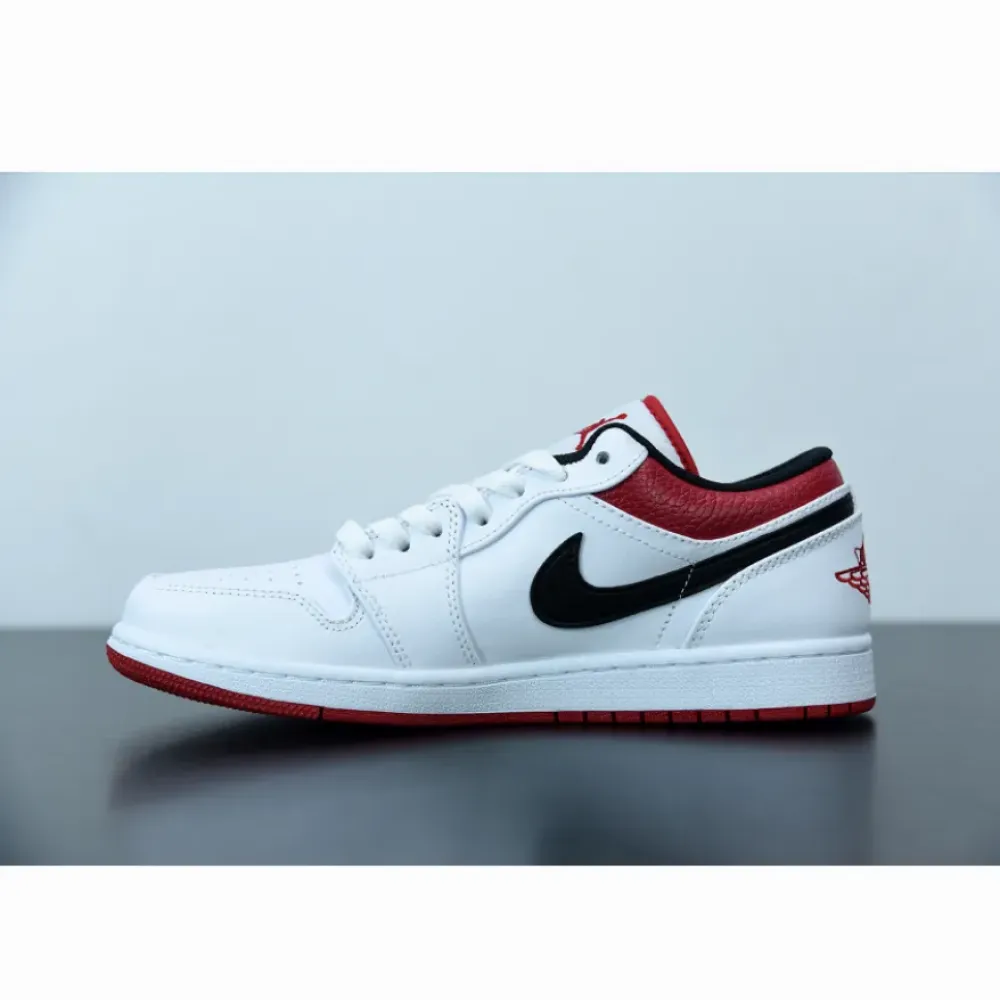 Air Jordan 1 Low White/University Red/Black 553558-118