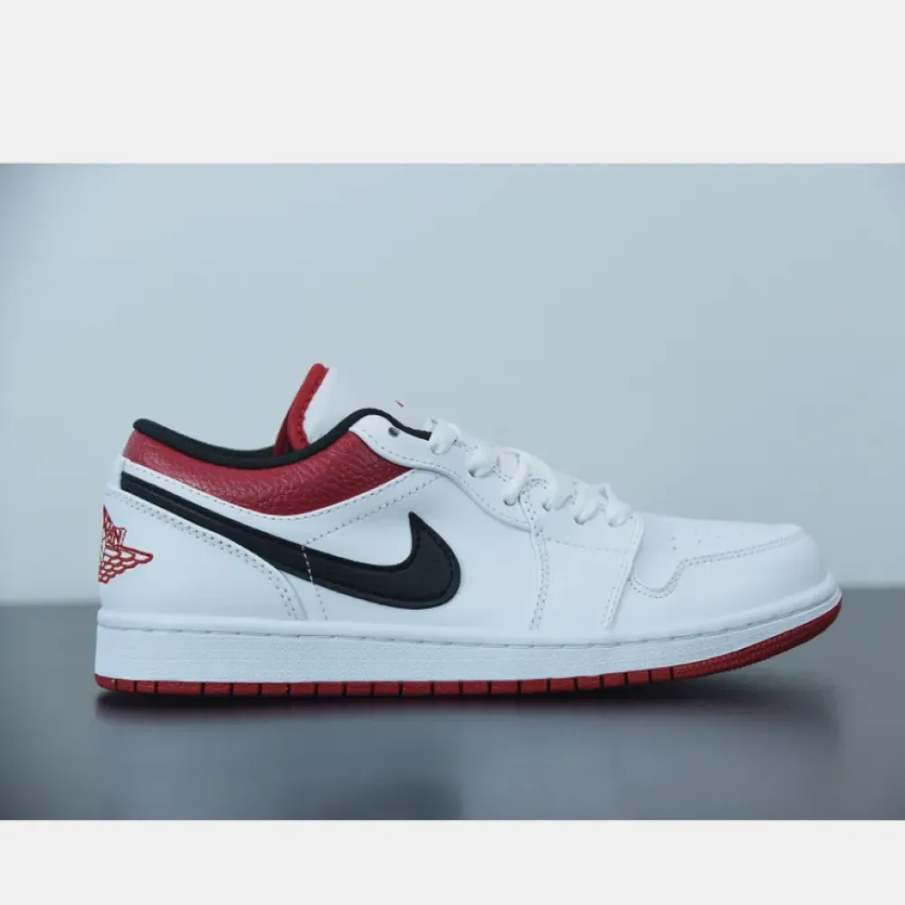 Air Jordan 1 Low White/University Red/Black 553558-118