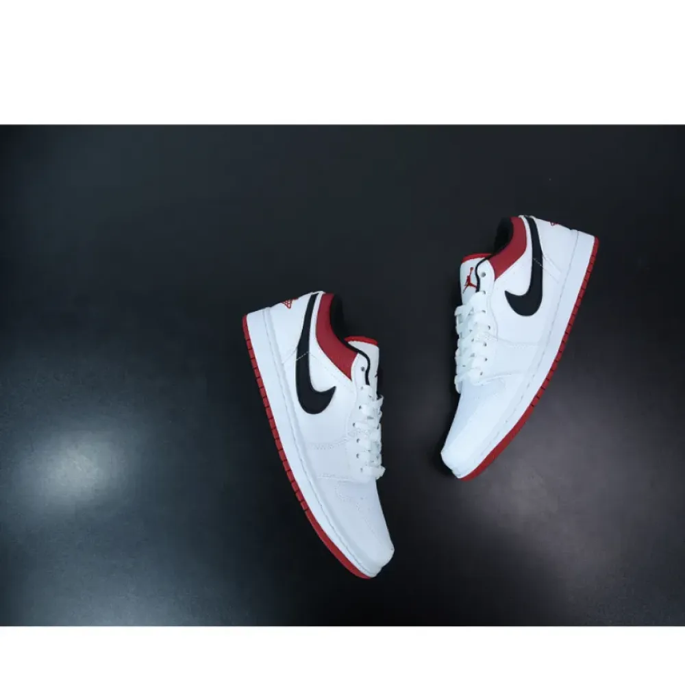 Air Jordan 1 Low White/University Red/Black 553558-118