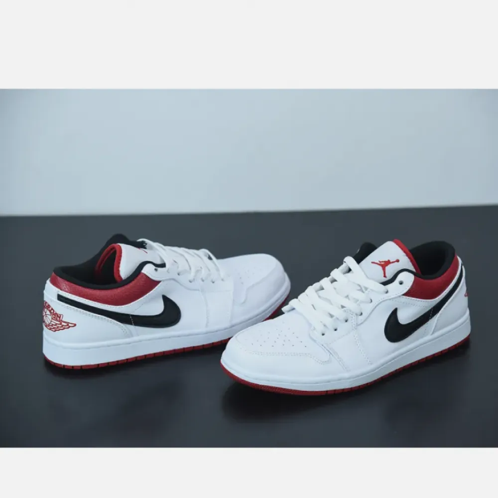 Air Jordan 1 Low White/University Red/Black 553558-118
