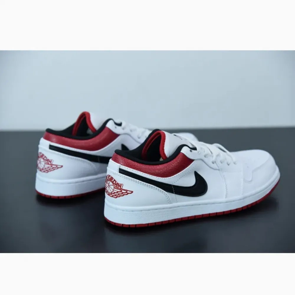 Air Jordan 1 Low White/University Red/Black 553558-118