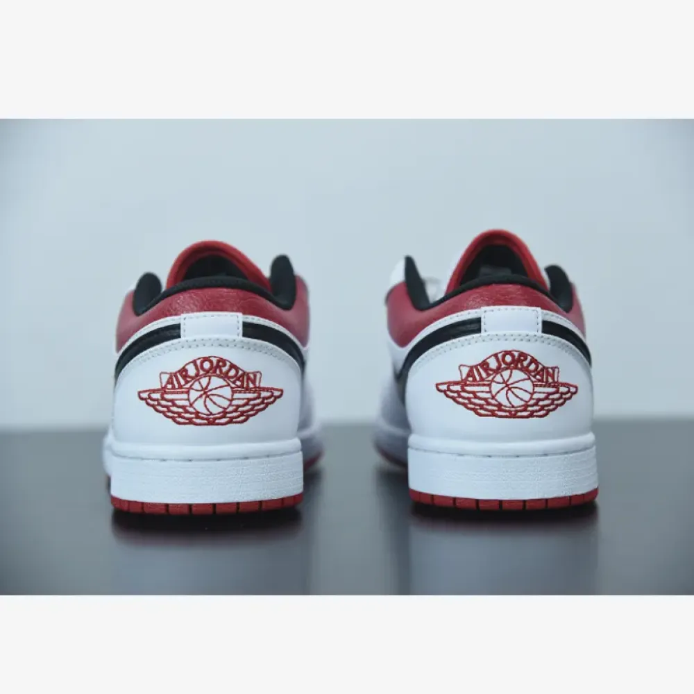 Air Jordan 1 Low White/University Red/Black 553558-118