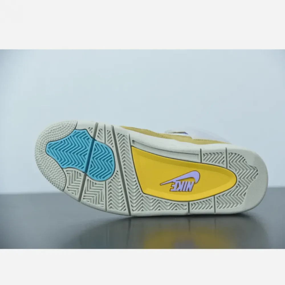 Union x Air Jordan 4 Desert Moss/Turquoise Blue-Dark Iris  DJ5718-300