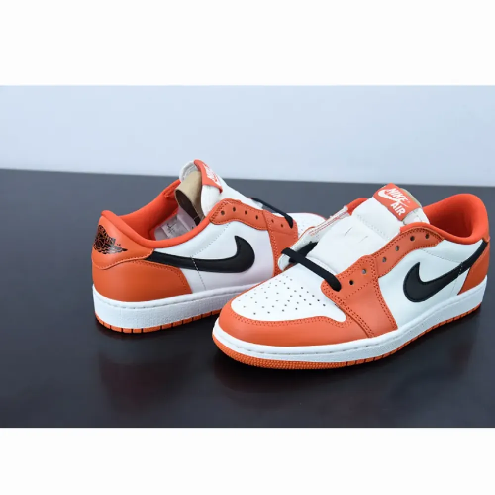Air Jordan 1 Low OG ‘Shattered Backboard’ Orange/White-Black CZ0790-801