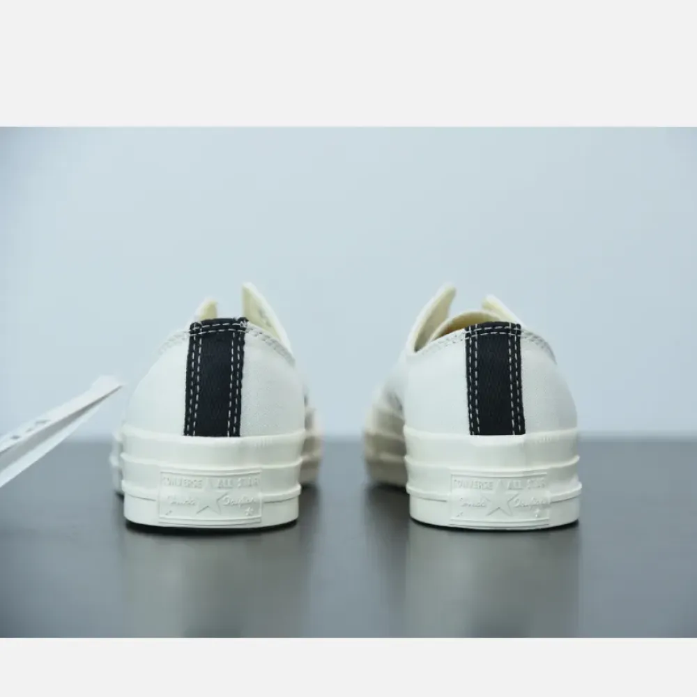 CDG x Converse Chuck Taylor All-Star 70 Ox ‘Play’ Milk/White-High Risk Red 150207C