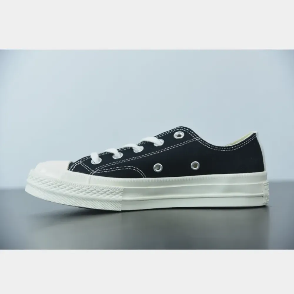 CDG Play x Converse Chuck Taylor All-Star 70 Ox Black White 150206C