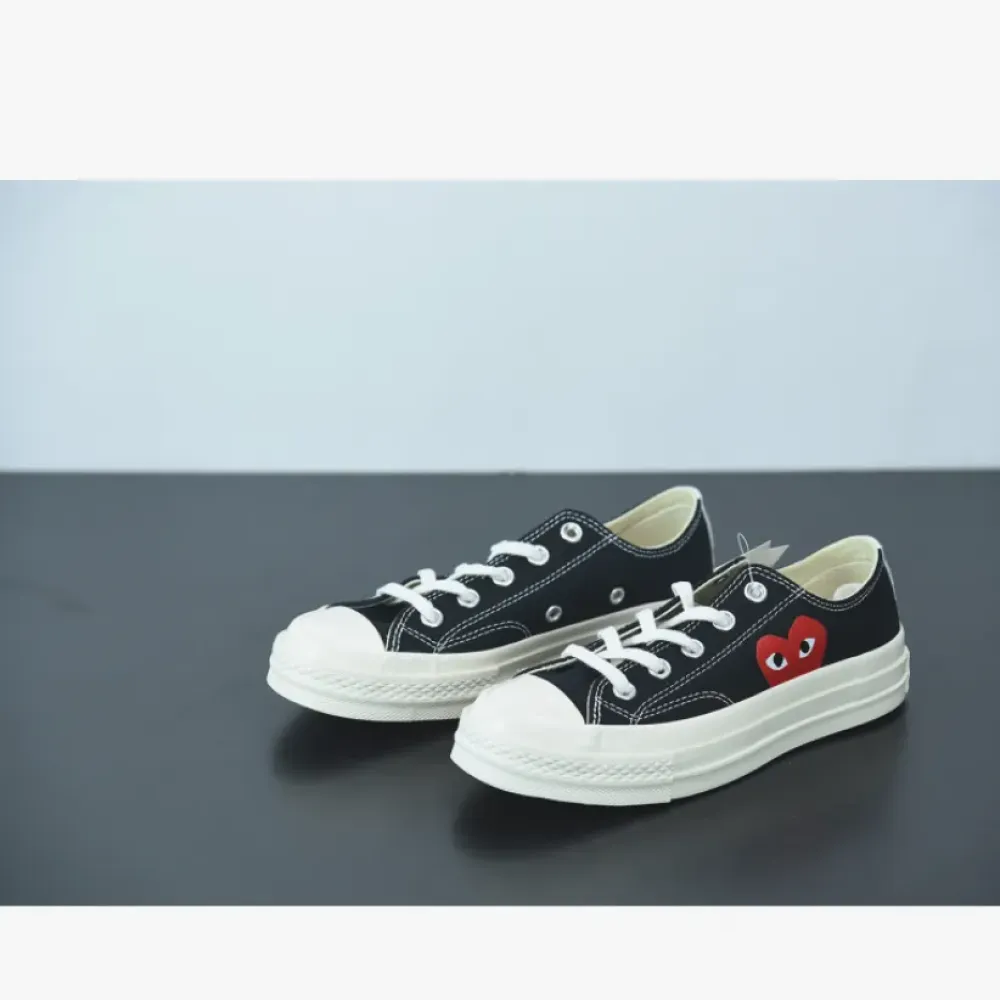 CDG Play x Converse Chuck Taylor All-Star 70 Ox Black White 150206C