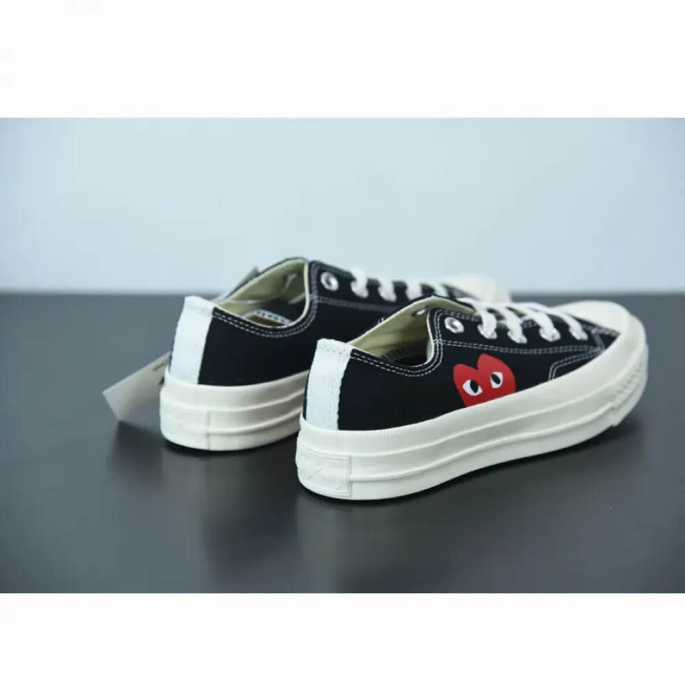 CDG Play x Converse Chuck Taylor All-Star 70 Ox Black White 150206C