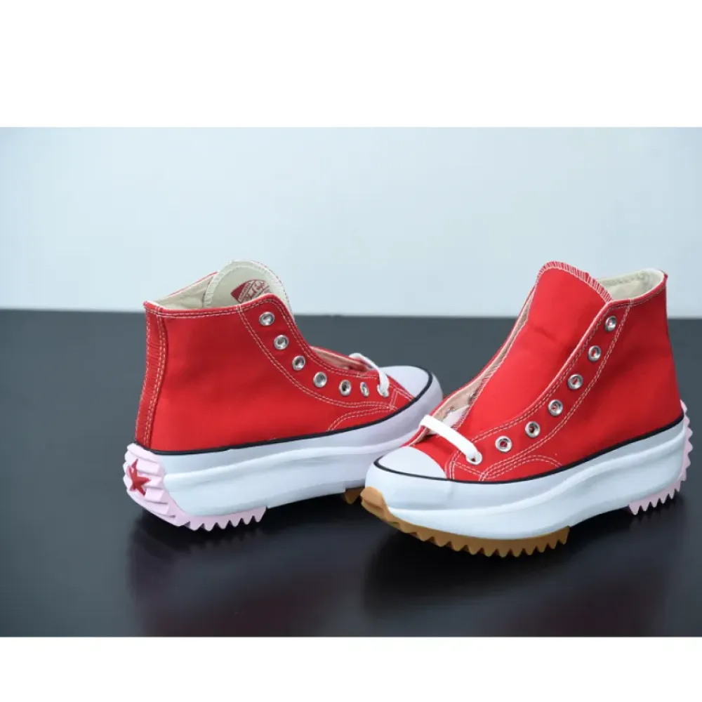 Converse Run Star Hike Hi University Red Peony Pink  167107C