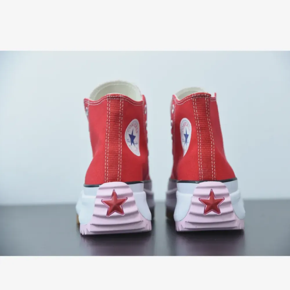 Converse Run Star Hike Hi University Red Peony Pink  167107C