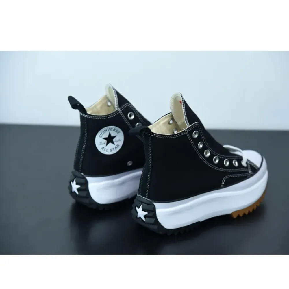 Converse Run Star Hike High Black White Gum  166800C
