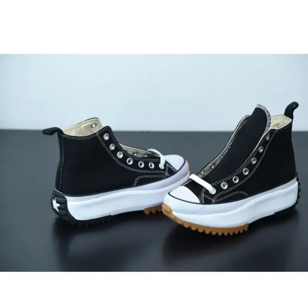 Converse Run Star Hike High Black White Gum  166800C