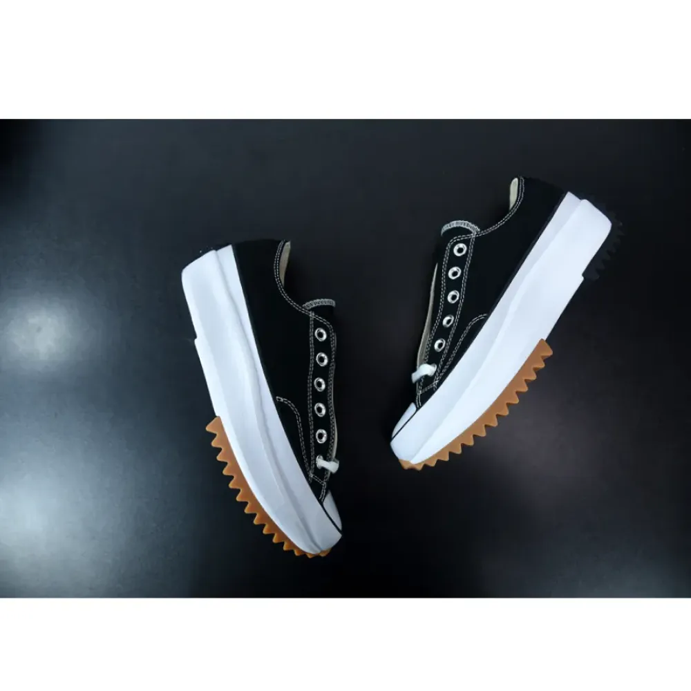 Converse Run Star Hike Low Top Black White Gum  168816C