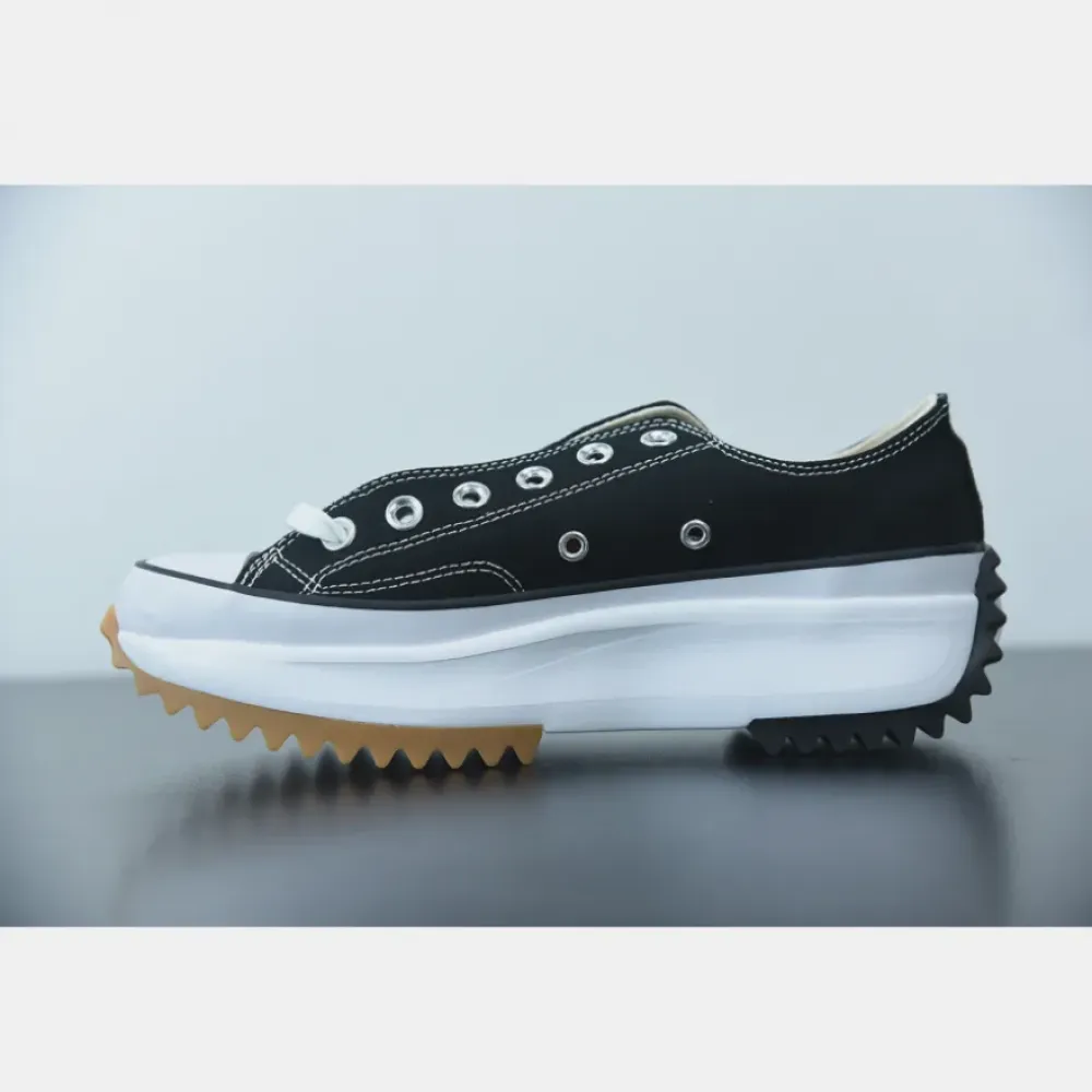 Converse Run Star Hike Low Top Black White Gum  168816C
