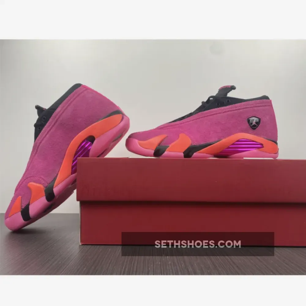 Air Jordan 14 Low “Shocking Pink” Pink Blast/Black-Flash Crimson DH4121-600