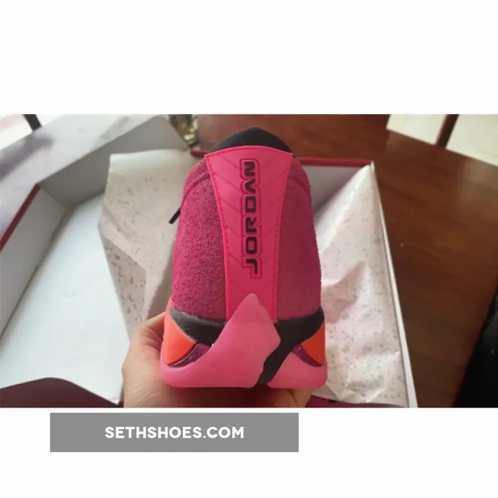 Air Jordan 14 Low “Shocking Pink” Pink Blast/Black-Flash Crimson DH4121-600