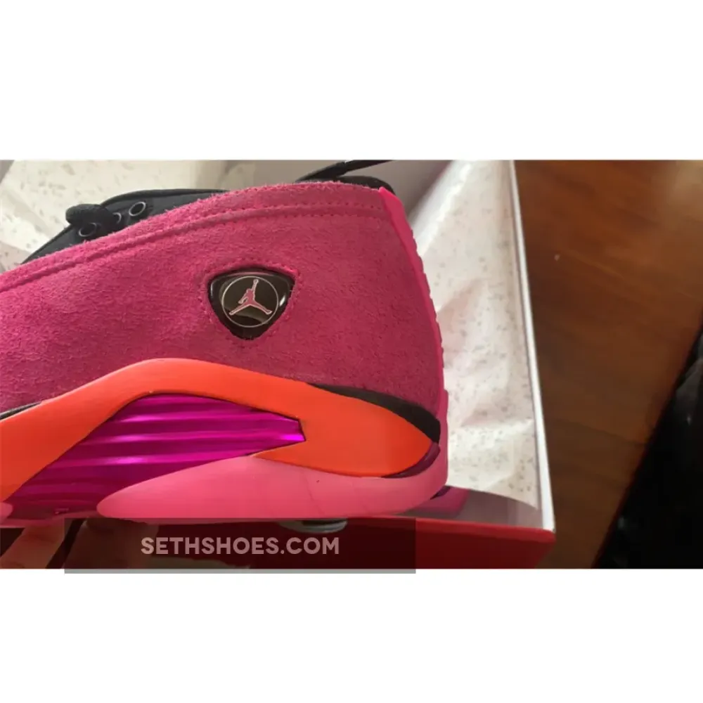 Air Jordan 14 Low “Shocking Pink” Pink Blast/Black-Flash Crimson DH4121-600