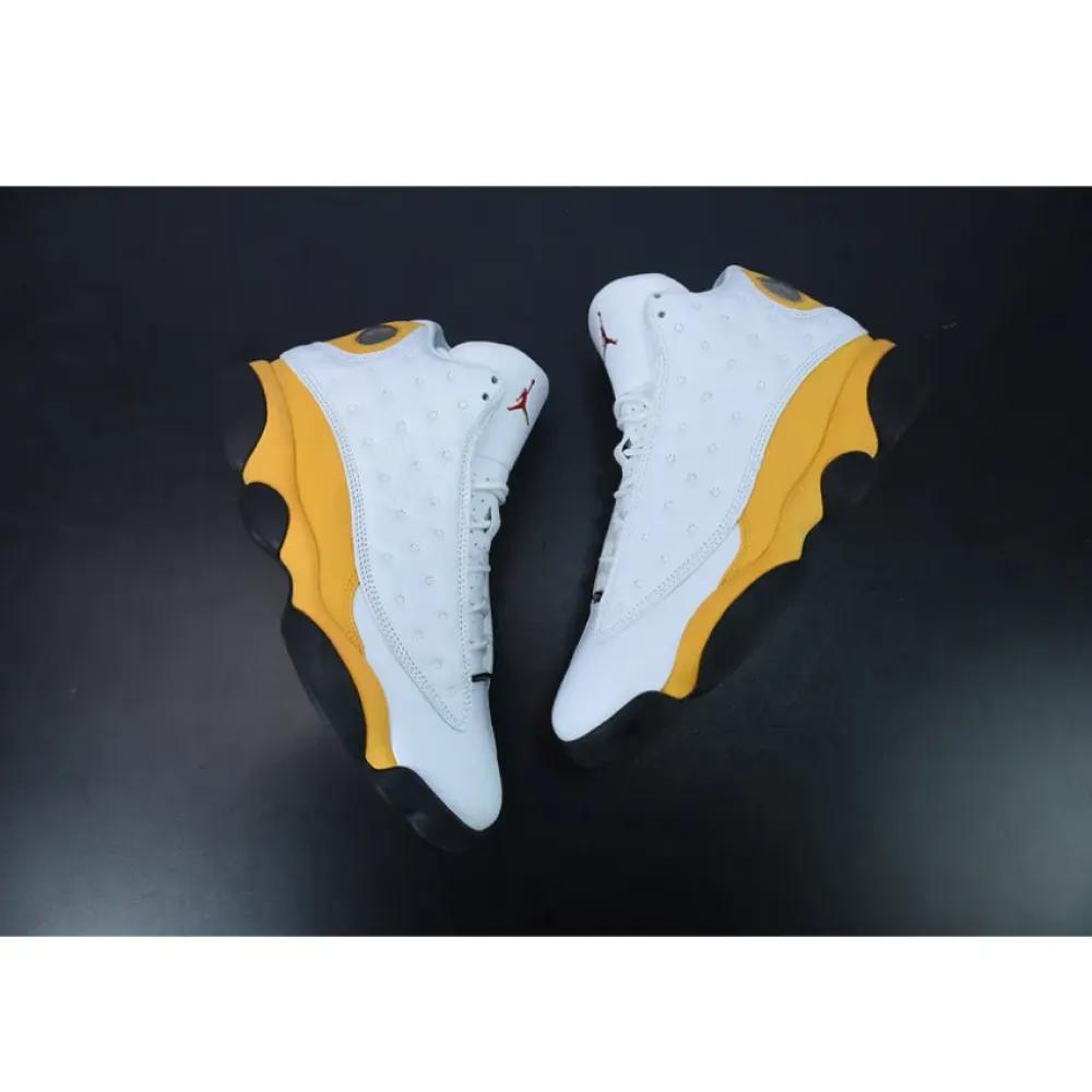 Air Jordan 13 White/University Red-Del Sol-Black  414571-167