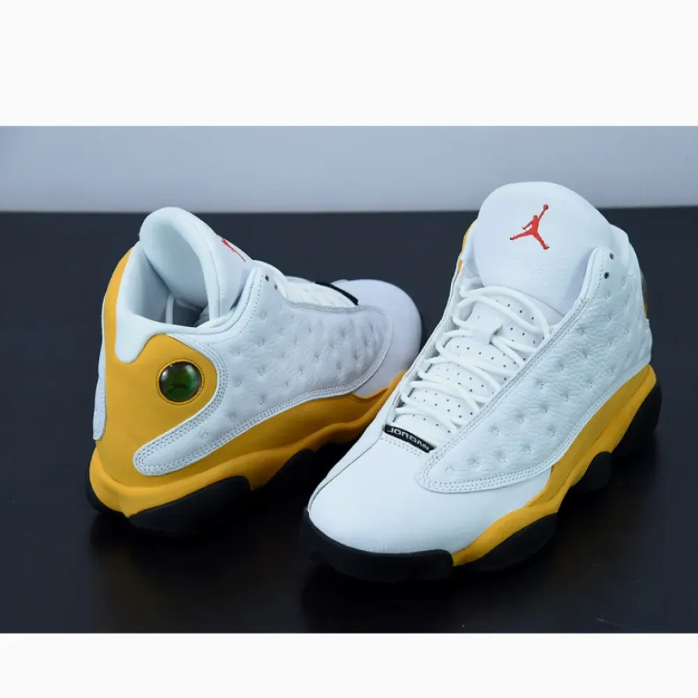 Air Jordan 13 White/University Red-Del Sol-Black  414571-167