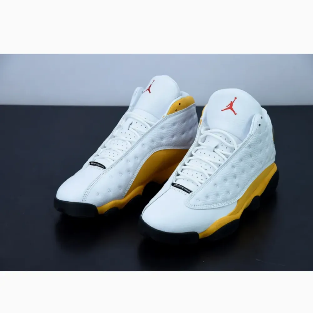 Air Jordan 13 White/University Red-Del Sol-Black  414571-167