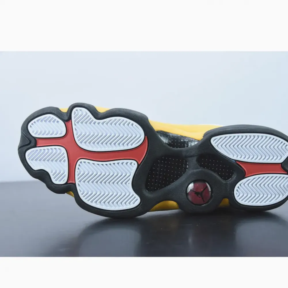 Air Jordan 13 White/University Red-Del Sol-Black  414571-167