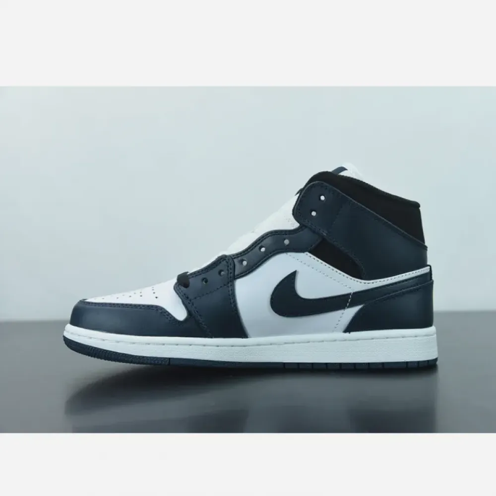 Air Jordan 1 Mid “Dark Teal”  554724-411