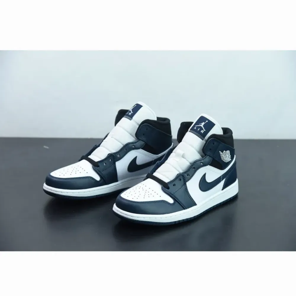 Air Jordan 1 Mid “Dark Teal”  554724-411
