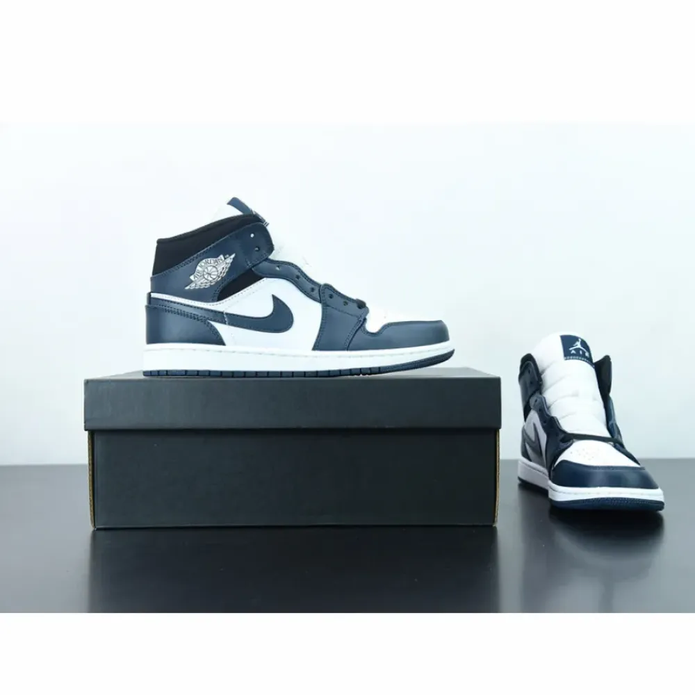 Air Jordan 1 Mid “Dark Teal”  554724-411