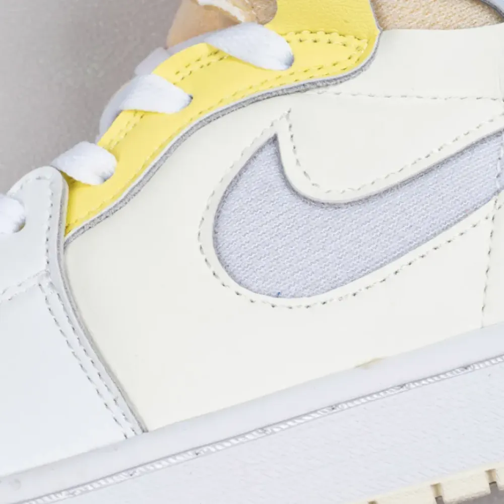 Air Jordan 1 Zoom CMFT “To My First Coach” White/Light Zitron  DJ6910-100