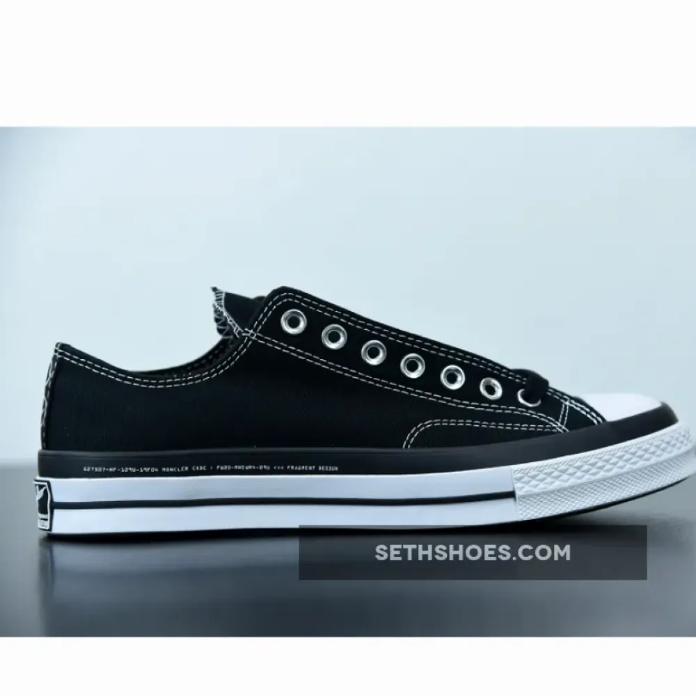 Fragment Design x Converse Chuck 70 Low ‘Black’  169069C