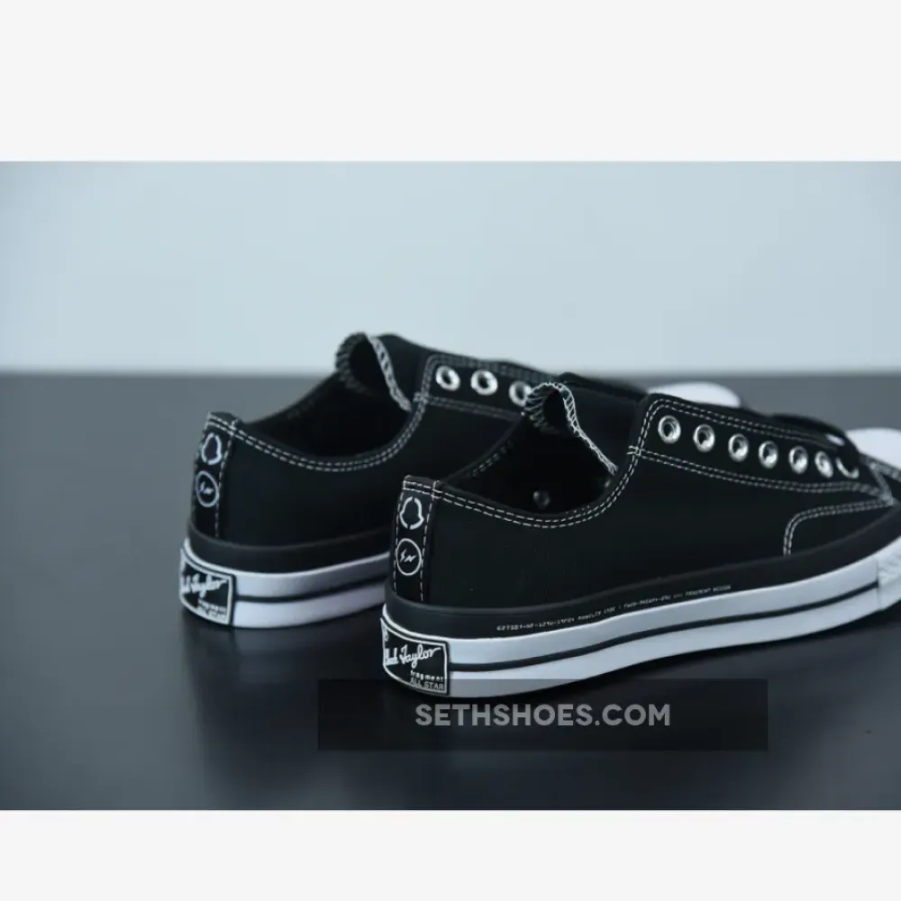 Fragment Design x Converse Chuck 70 Low ‘Black’  169069C