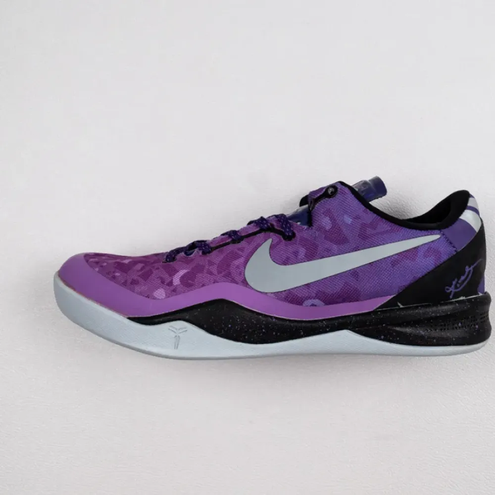 Nike Kobe 8 System Playoffs Purple Platinum  555035-500