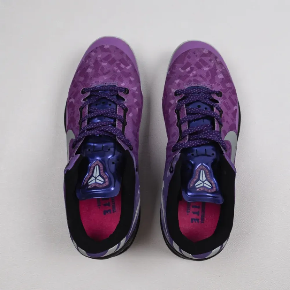 Nike Kobe 8 System Playoffs Purple Platinum  555035-500