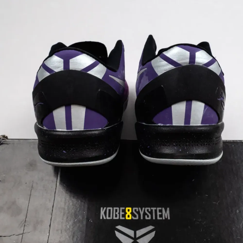 Nike Kobe 8 System Playoffs Purple Platinum  555035-500