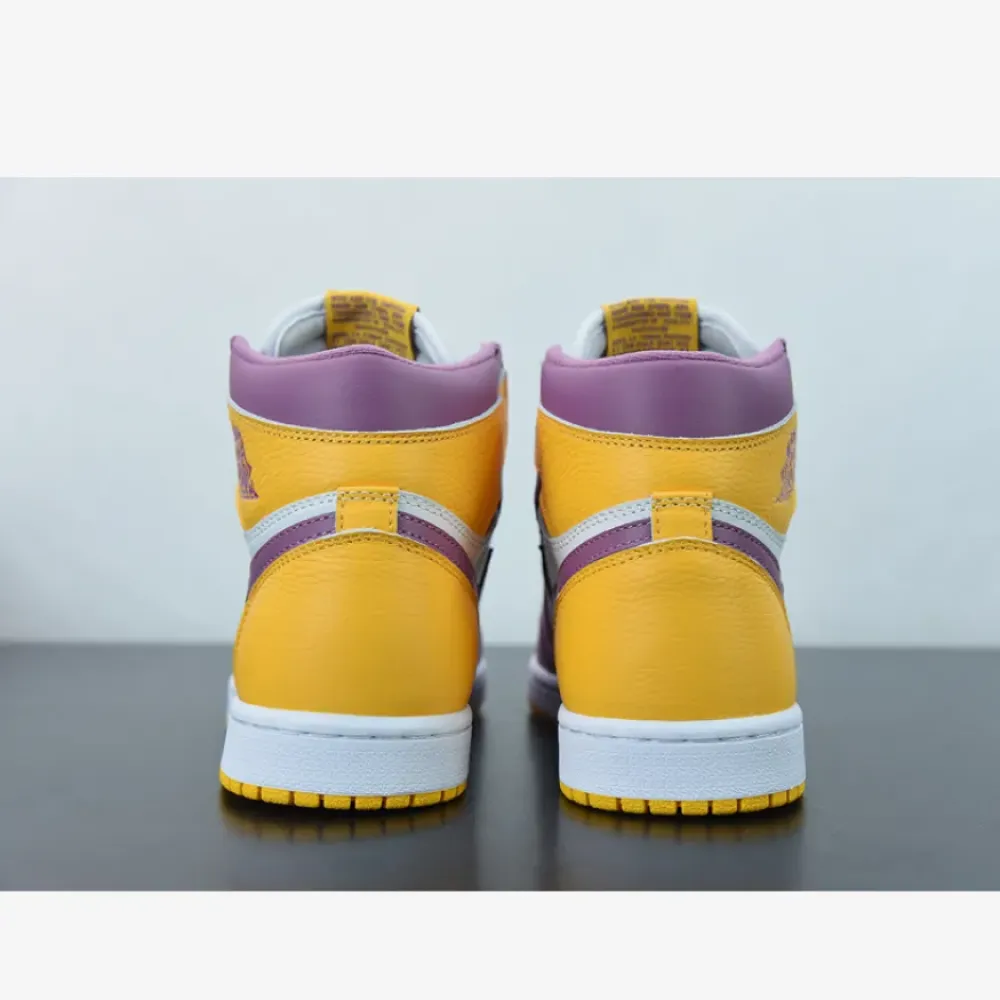 Air Jordan 1 High OG “Brotherhood” Gold/Bordeaux-White  555088-706