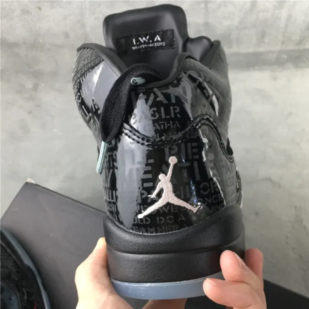 Air Jordan 5 Retro Doernbecher Black/White-Black 633068-010