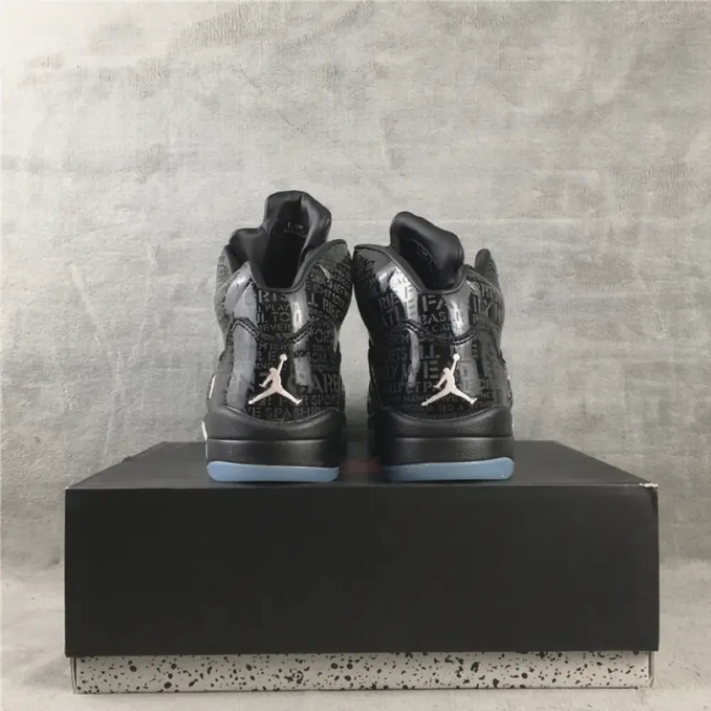 Air Jordan 5 Retro Doernbecher Black/White-Black 633068-010