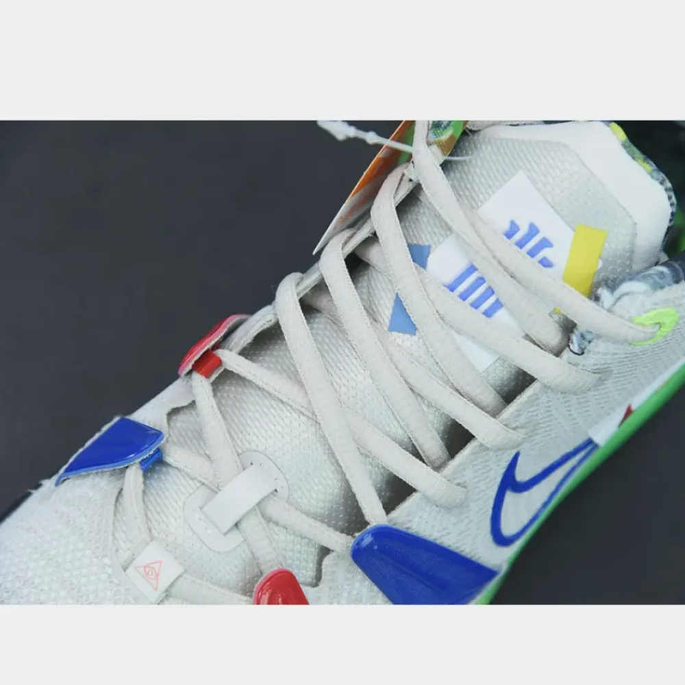 Nike Kyrie 7 “Visions” Light Bone/White-Green-Game Royal  DC9122-001