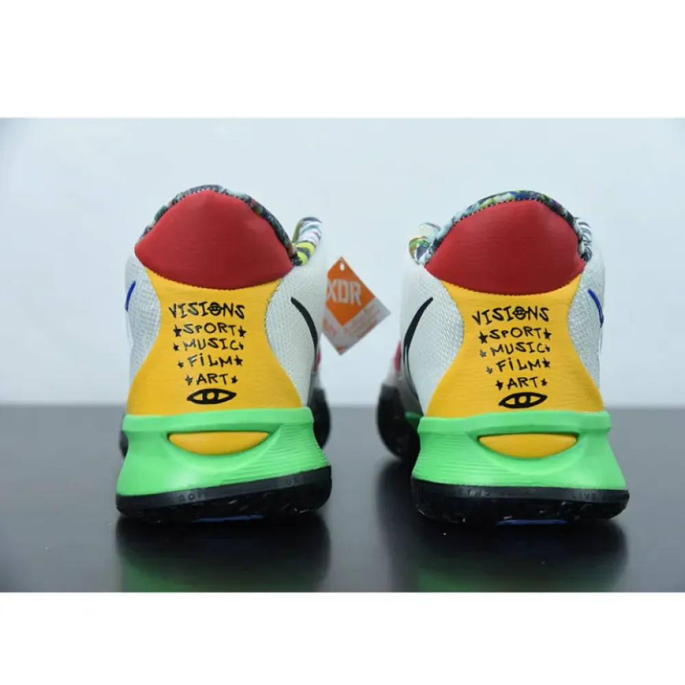 Nike Kyrie 7 “Visions” Light Bone/White-Green-Game Royal  DC9122-001