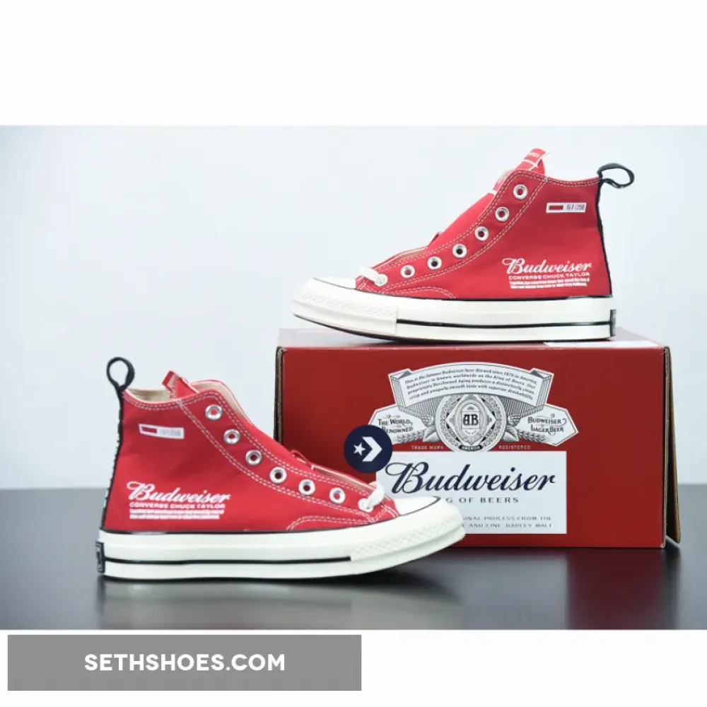 Budweiser x Converse Chuck 70 Red White
