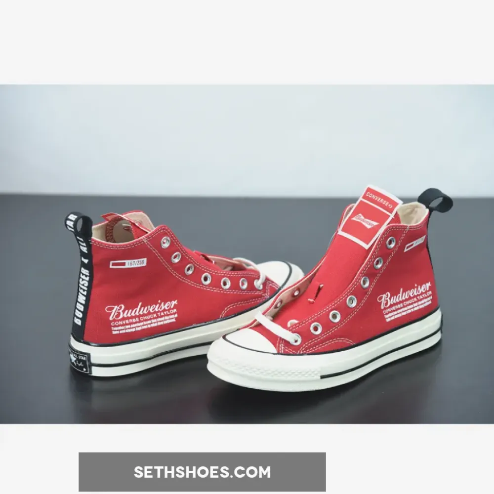 Budweiser x Converse Chuck 70 Red White