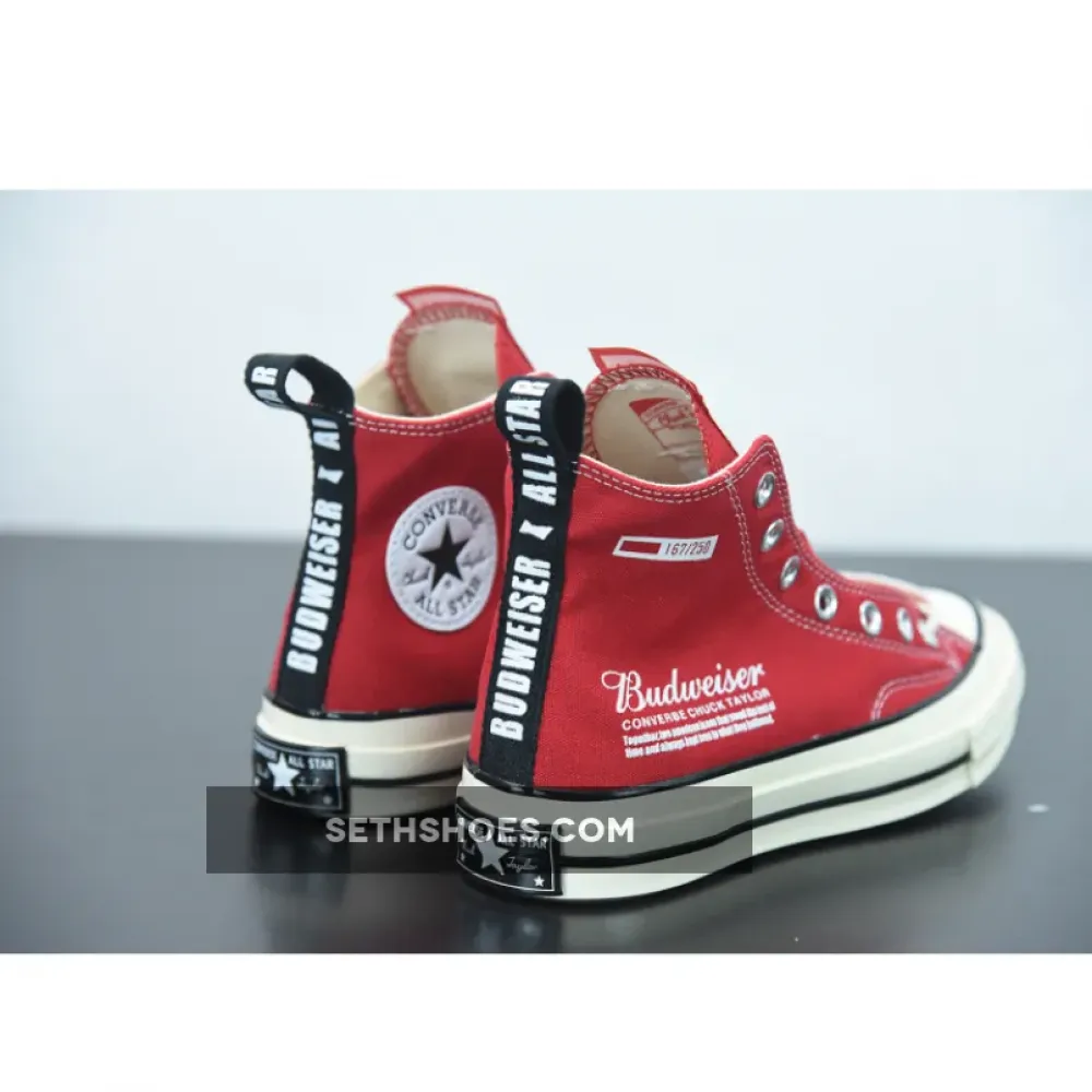 Budweiser x Converse Chuck 70 Red White