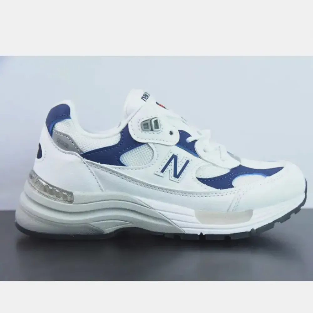New Balance 992 White Navy  M992EC