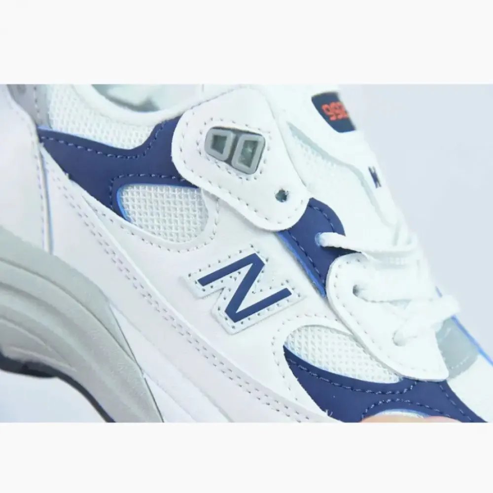 New Balance 992 White Navy  M992EC